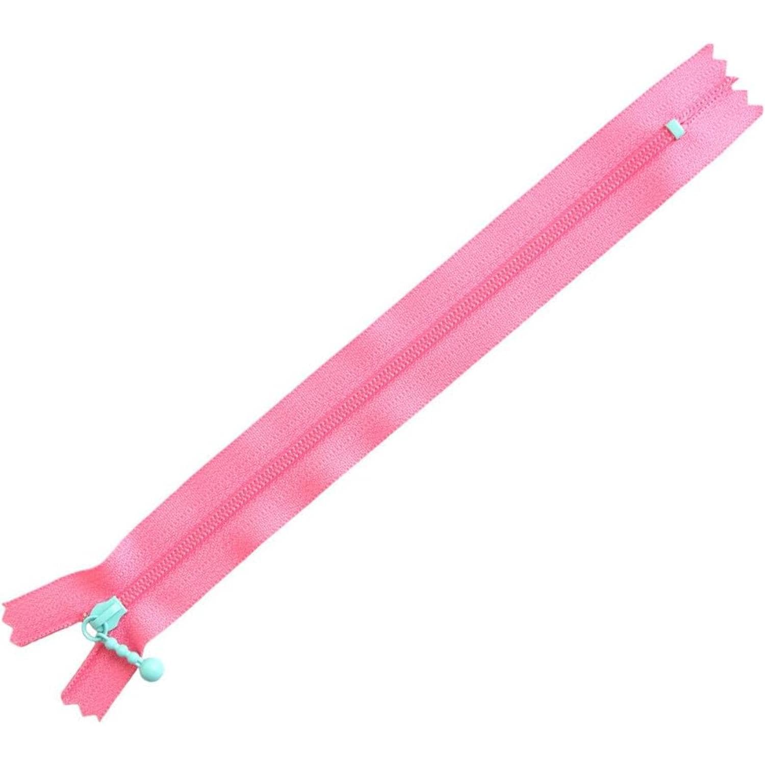 日本紐釦貿易 Y.K.K ポーチ用カラフルファスナー 5本入り 20cm ピンク×ライトブルー 3CF20-CO3 (ご注文単位1束)【直送品】