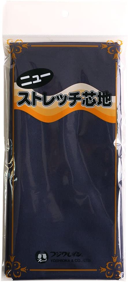 日本紐釦貿易 伸縮素材用ニューストレッチ 接着芯 紺 122cm×1m X100F-229 (ご注文単位1束)【直送品】