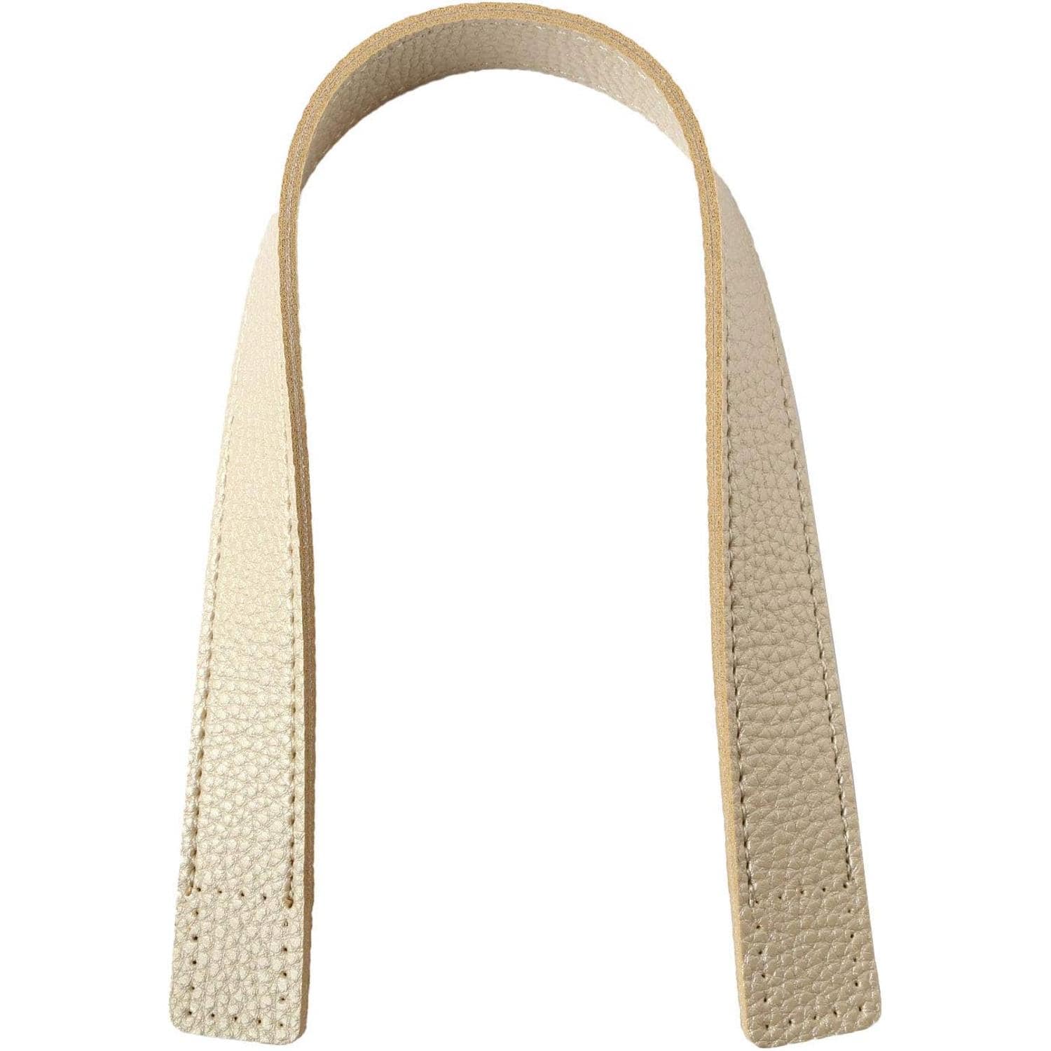 日本紐釦貿易 合皮ハンドル 長さ40cm×幅2.5cm 2本1組 ゴールド MAW50-G (ご注文単位1組)【直送品】
