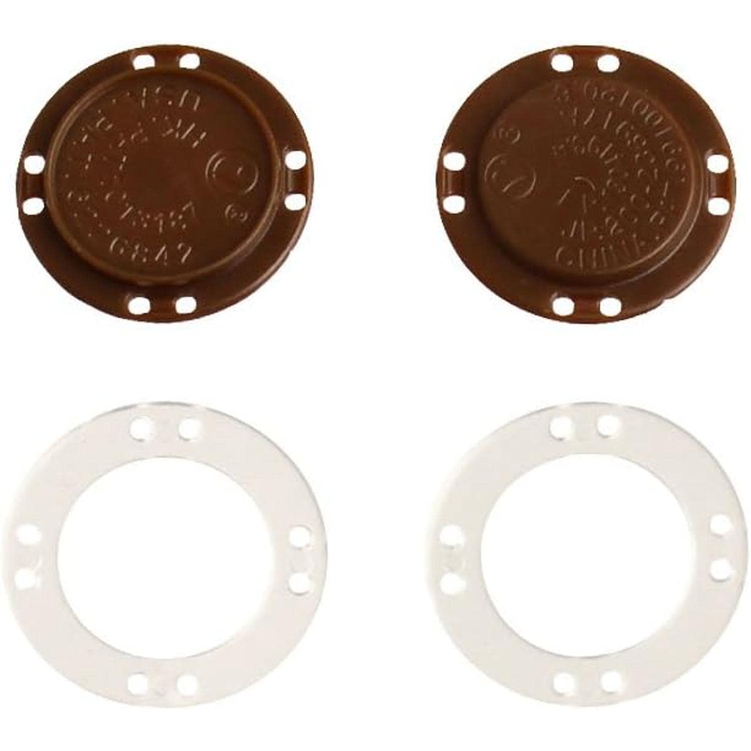 日本紐釦貿易 プラスチック縫い付けマグネット 茶 φ22mm 3組 SM3-C （ご注文単位1束）【直送品】