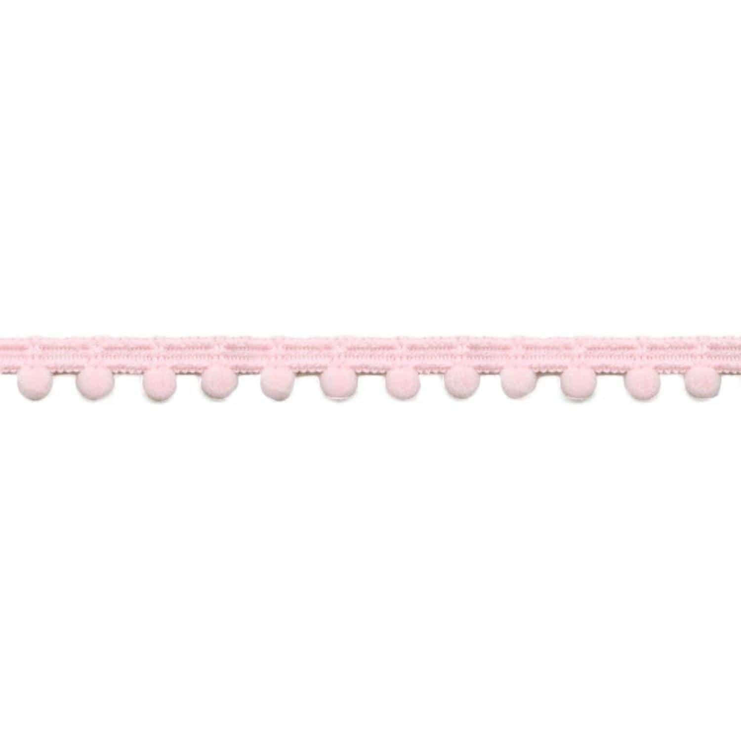 日本紐釦貿易 プチボンボンブレード ピンク 12mm×5m巻 114-90-2 (ご注文単位1巻)【直送品】
