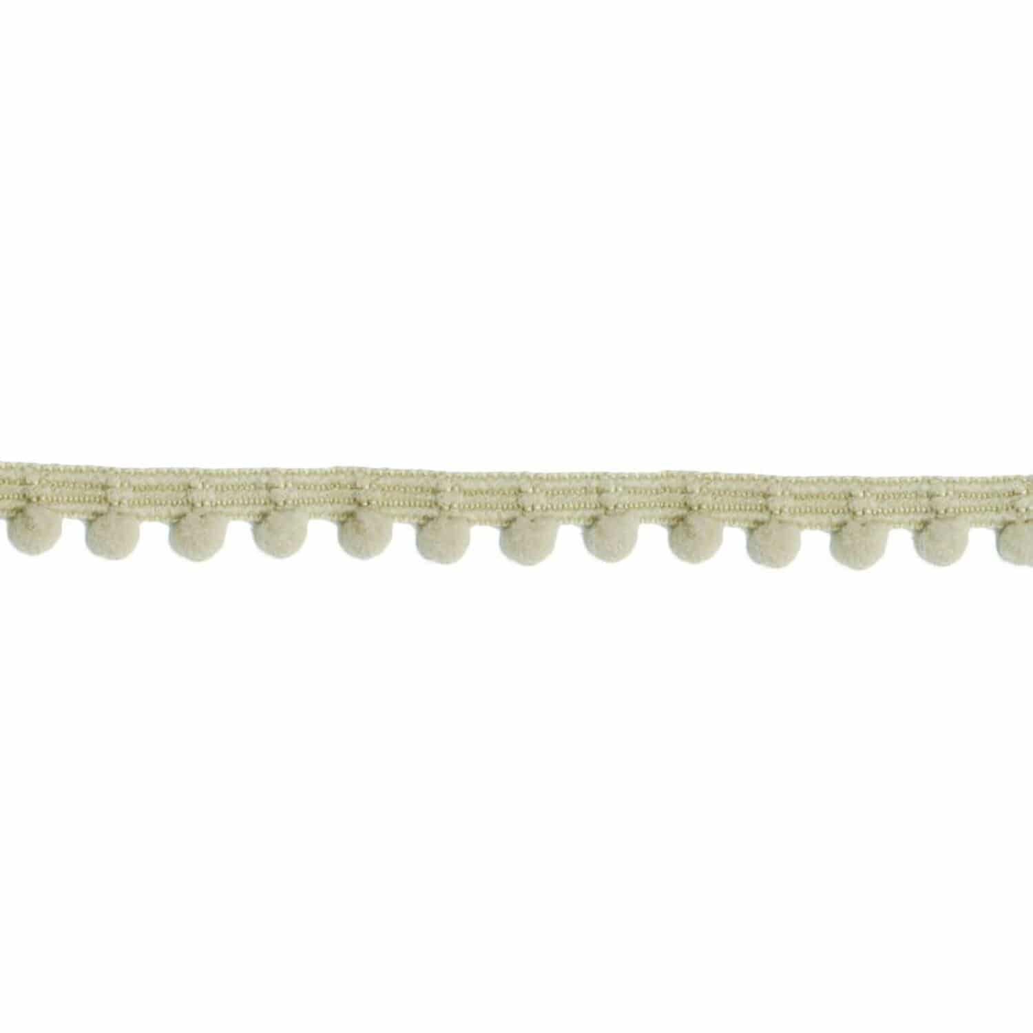 日本紐釦貿易 プチボンボンブレード 薄ベージュ 12mm×5m巻 114-90-13 (ご注文単位1巻)【直送品】