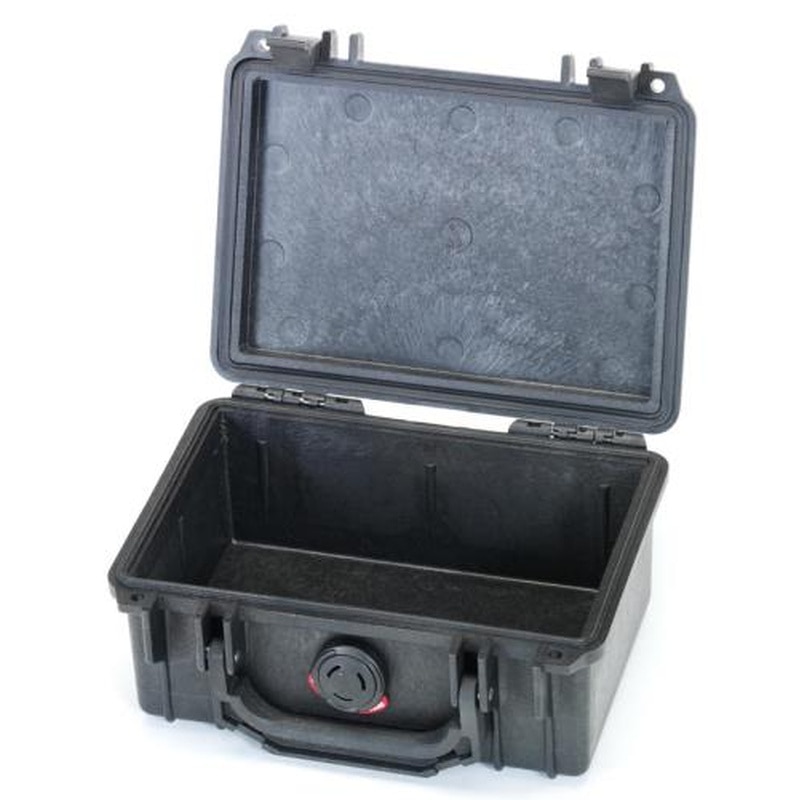 エスコ EA657-112NF 184x121x78mm/内寸防水ケース(黒/ウレタン無) 1個(ご注文単位1個)【直送品】