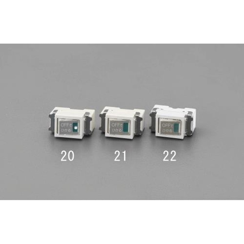 エスコ EA940CN-21 100V/15A［3路]表示付オフラインスイッチ 1個（ご注文単位1個）【直送品】