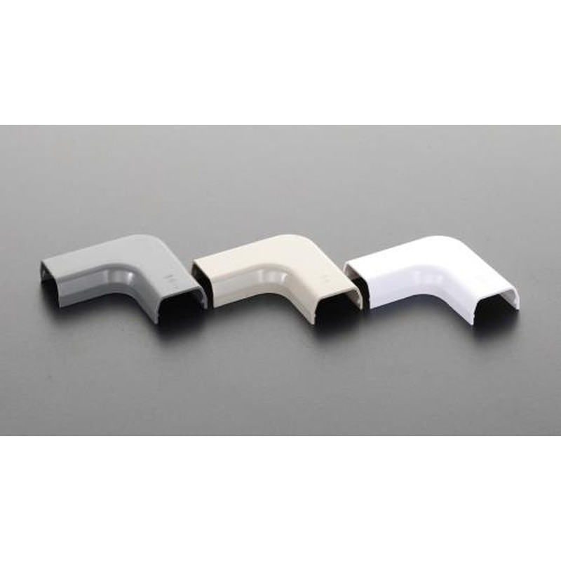 エスコ EA947HM-108F 29x60mmモールコーナー(プラスチック/ベージュ/2個) 1個（ご注文単位1個）【直送品】