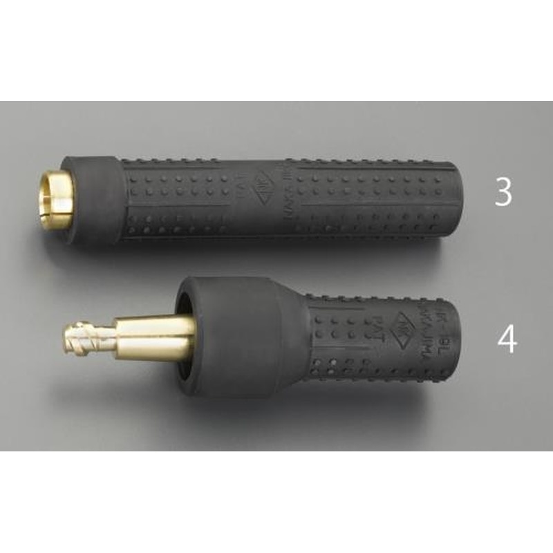 エスコ EA315A-4 300Aケーブルジョイント(雄) 1個(ご注文単位1個)【直送品】