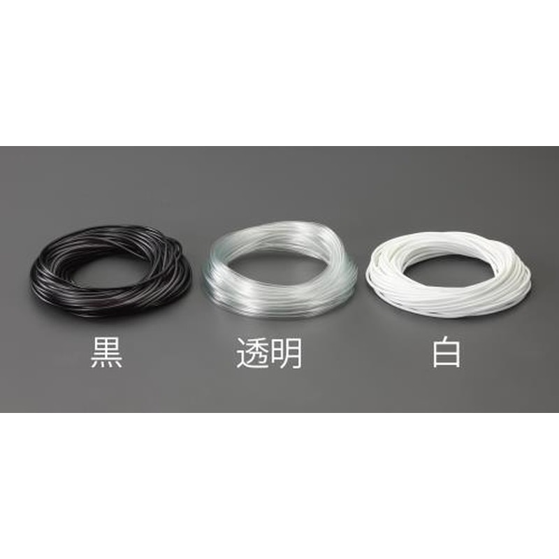 エスコ EA944AE-103 3.0x0.4mmx100mビニール絶縁チューブ(透明 1個(ご注文単位1個)【直送品】