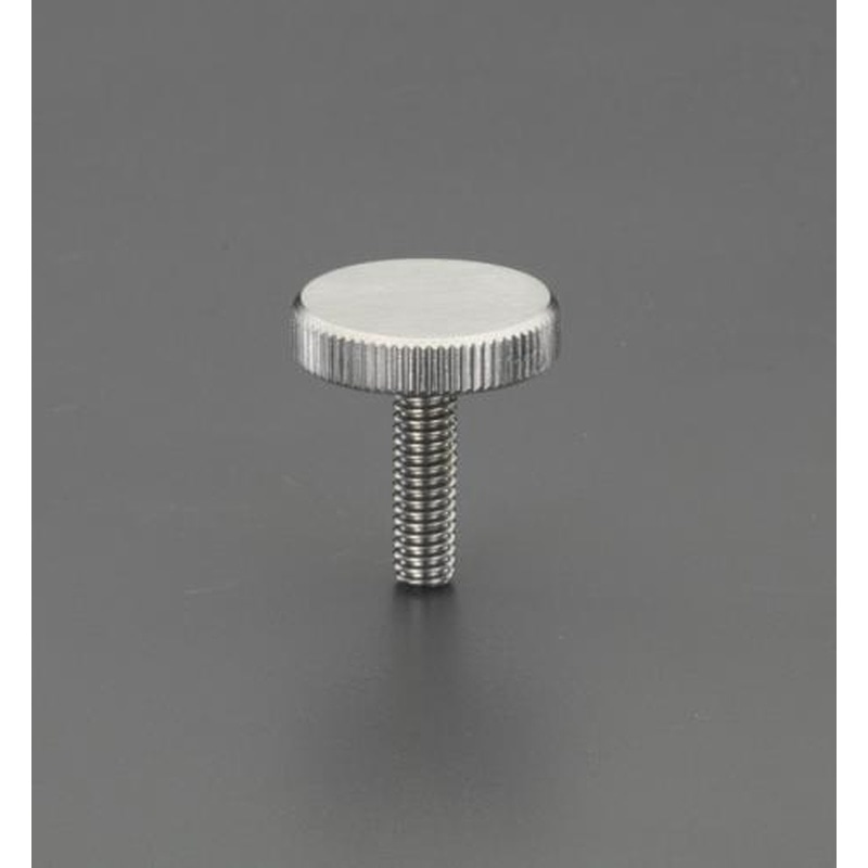 エスコ EA948BB-36A M4x16mm/φ16mmローレットノブ(雄ねじ/ステンレス製) 1個（ご注文単位1個）【直送品】