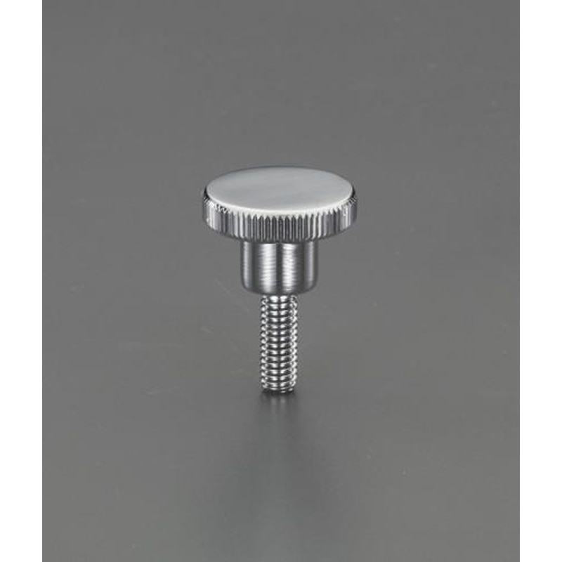 エスコ EA948BB-12A M8x30mm/φ30mmローレットノブ(雄ねじ/スチール製) 1個（ご注文単位1個）【直送品】