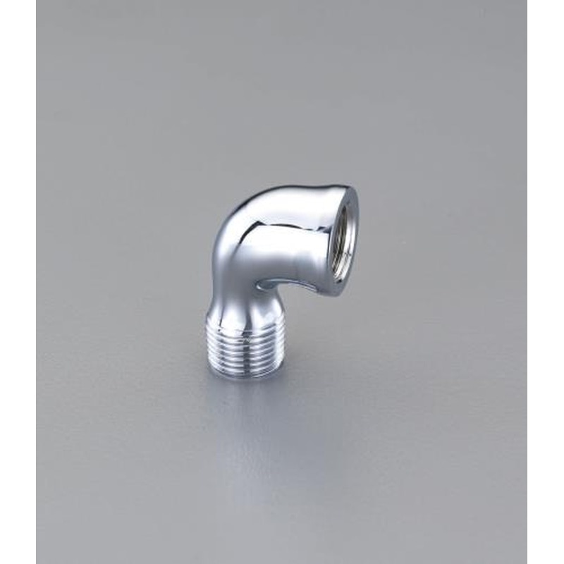 エスコ EA432MJ-13 Rc1/2”xR1/2”給水管用エルボ(クロムメッキ) 1個(ご注文単位1個)【直送品】