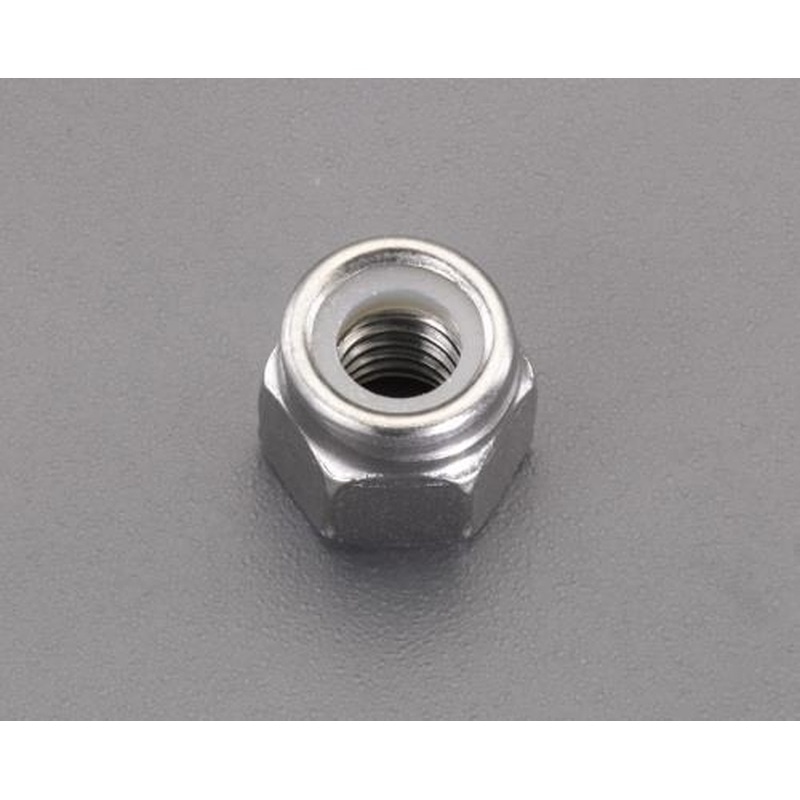 エスコ EA949GM-104 M4ゆるみ止めナット(ステンレス/6個) 1個（ご注文単位1個）【直送品】