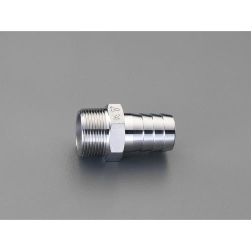 エスコ EA141A-153 R2”x52mm雄ねじステム(ステンレス製) 1個（ご注文単位1個）【直送品】