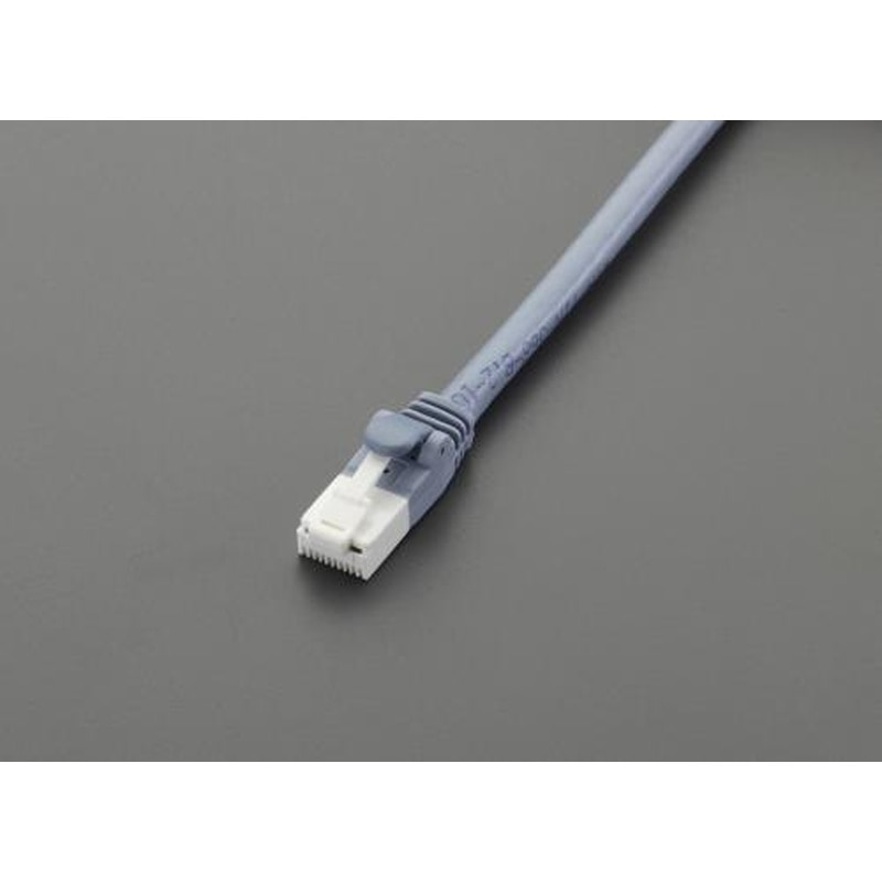 エスコ EA764BB-30A 30mLANケーブル(カテゴリー6A準拠)［ブルー] 1個（ご注文単位1個）【直送品】