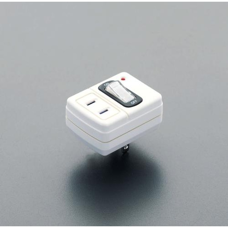 エスコ EA940CD-33A AC125V/15Aスイッチ付タップ(雷サージ対応) 1個(ご注文単位1個)【直送品】