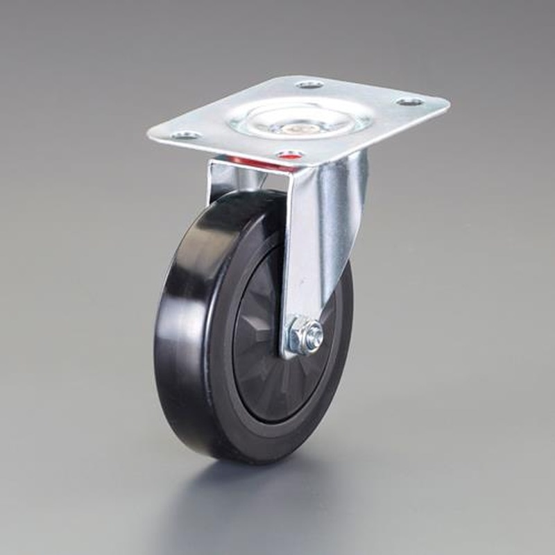 エスコ EA520BK-202A 125mm自在金具キャスター(EA520BK-2用) 1個(ご注文単位1個)【直送品】