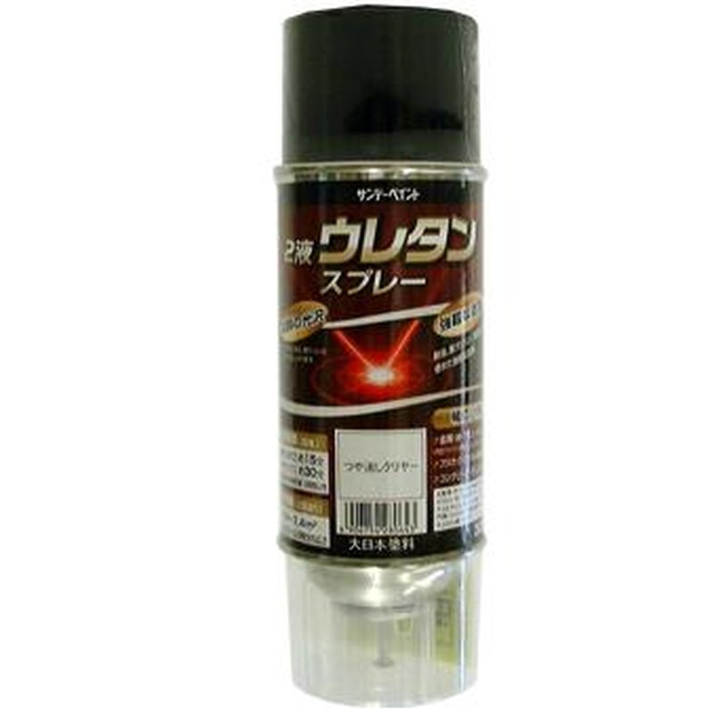 エスコ EA942EM-106 320ml強溶剤2液ウレタンスプレー(艶消クリア) 1個(ご注文単位1個)【直送品】