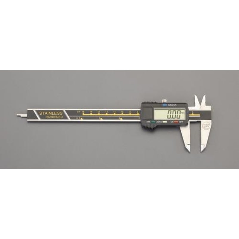 エスコ EA725BF-2 150mmデジタルノギス(左利き用) 1個(ご注文単位1個)【直送品】