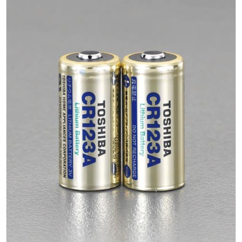 エスコ EA758YV-3[CR123Ax2個]リチウム電池 1個（ご注文単位1個）【直送品】