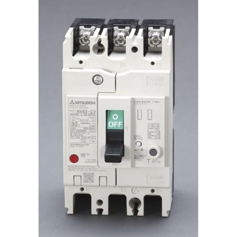 エスコ EA940MN-33 AC100-440V/30A/3極漏電遮断器(フレーム60) 1個（ご注文単位1個）【直送品】