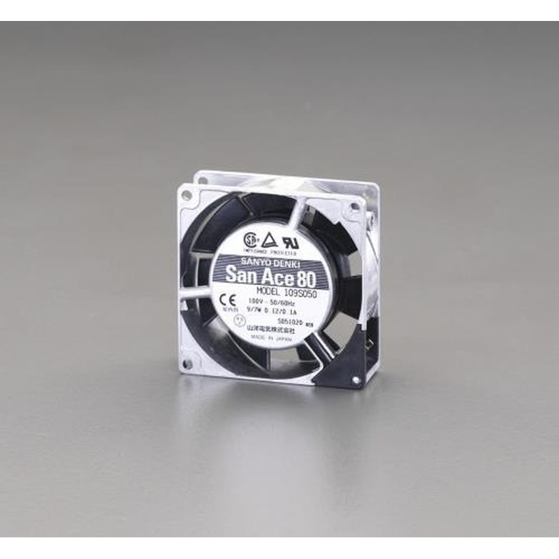 エスコ EA940DY-12 80x80mm/25mm(AC200V)ファン 1個(ご注文単位1個)【直送品】