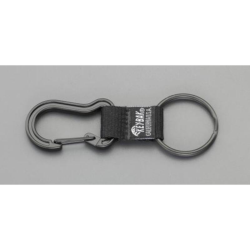 エスコ EA638JK-20 120㎜カラビナフック(キーリング付) 1個(ご注文単位1個)【直送品】