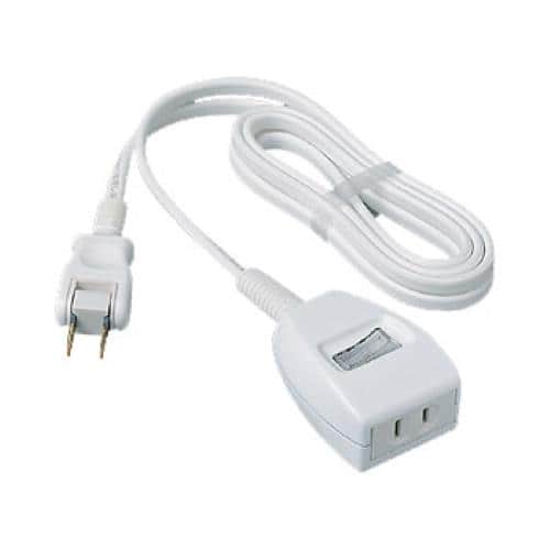 エスコ EA815GL-191 AC125V/15Ax 1m 延長コード(個別スイッチ付) 1個 （ご注文単位1個）【直送品】