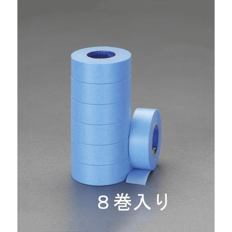 エスコ EA943MH-15 15mmx18mマスキングテープ(ガラスサッシシーリング用/8巻) 1個（ご注文単位1個）【直送品】