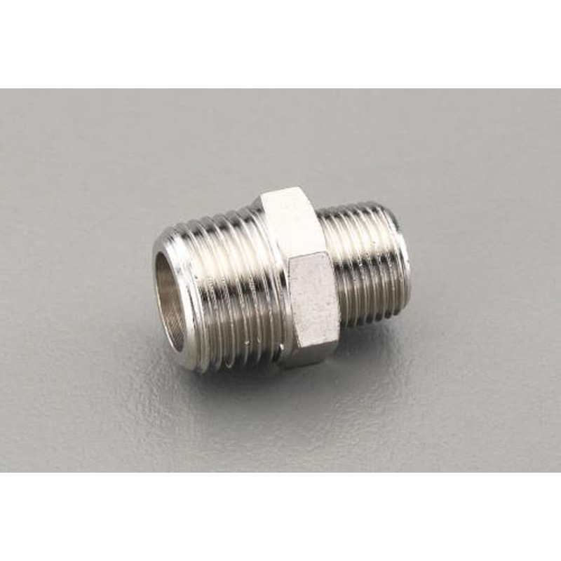 エスコ EA141CD-124 R1/4”xR1/2”異径ニップル(真鍮製) 1個（ご注文単位1個）【直送品】