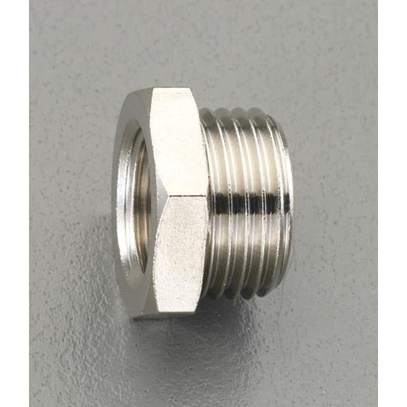 エスコ EA141CF-46 G1/2”xG3/4”レデューサー(真鍮製) 1個（ご注文単位1個）【直送品】