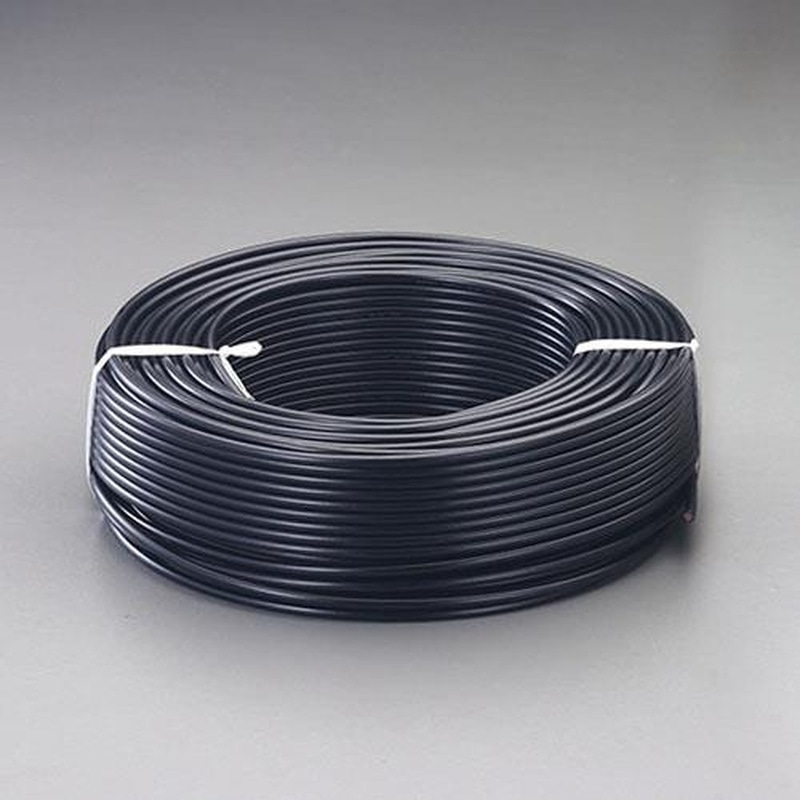 エスコ EA940AR-75 7.4mmx50m同軸ケーブル(75Ω/黒) 1個(ご注文単位1個)【直送品】