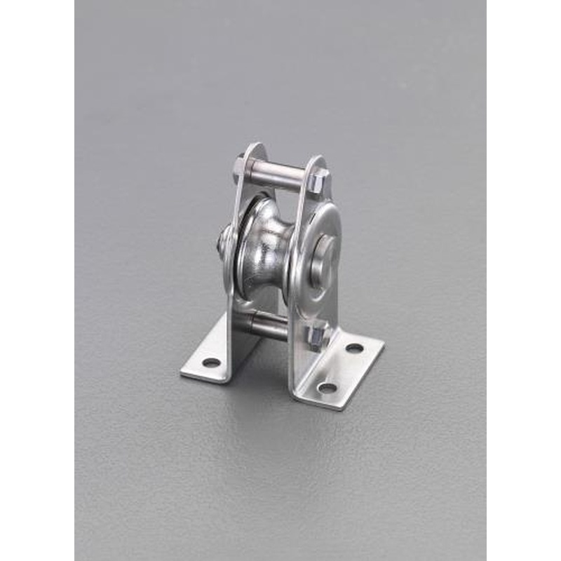 エスコ EA987HS-11 25mm/50kg縦型固定滑車(1車/メタル) 1個(ご注文単位1個)【直送品】