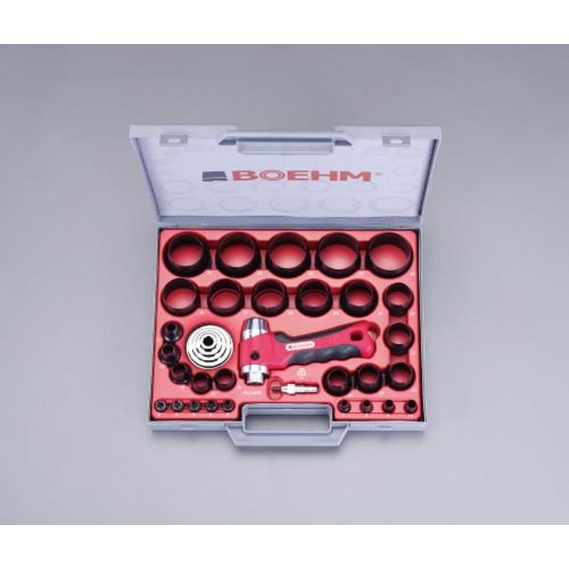 エスコ EA576F-52 2-49mm革ポンチキット(29個組) 1個(ご注文単位1個)【直送品】
