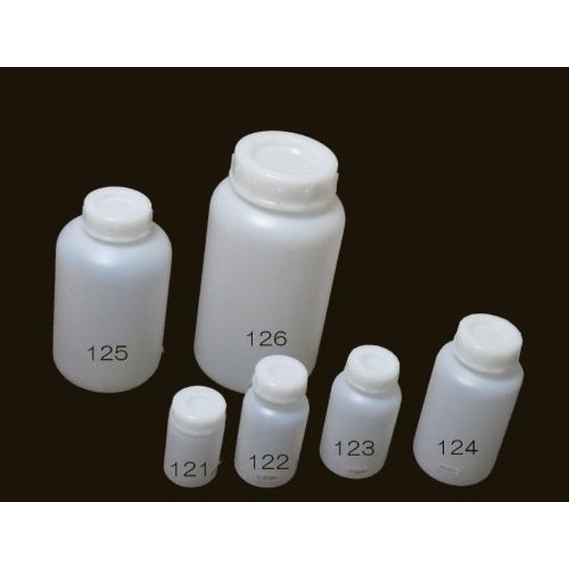 エスコ EA508AJ-124 φ81.0x152mm/0.50L広口ポリ容器 1個（ご注文単位1個）【直送品】