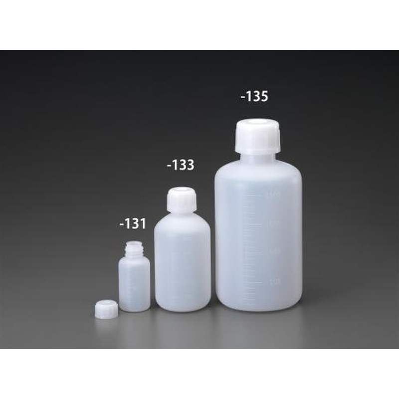 エスコ EA508AJ-133 φ81.0x164.5mm/0.50L細口ポリ容器 1個（ご注文単位1個）【直送品】