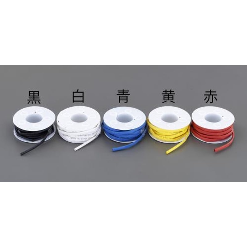 エスコ EA944BH-124 4mmx8m熱収縮チューブ(黄) 1個（ご注文単位1個）【直送品】