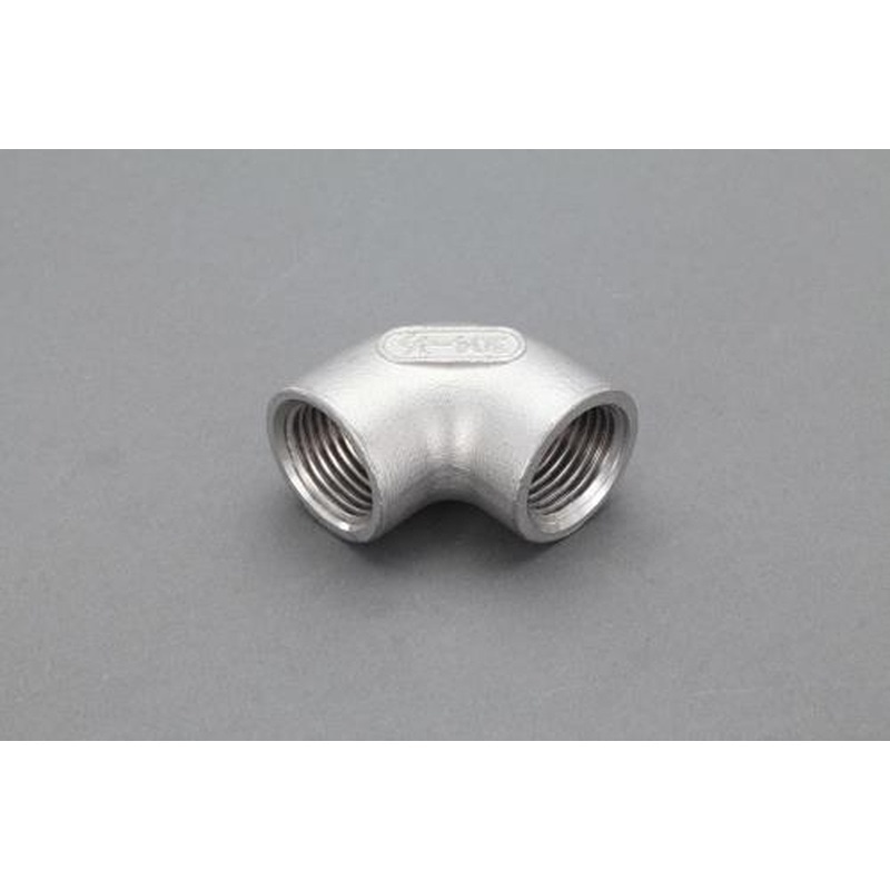エスコ EA469AC-3A Rc3/8”xRc3/8”エルボ(ステンレス製) 1個（ご注文単位1個）【直送品】