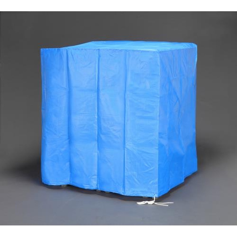 エスコ EA985PK-1 1200x1200x1300mmパレットカバー(裾ひも式/青) 1個(ご注文単位1個)【直送品】