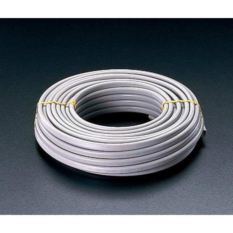 エスコ EA940AV-23 2.6mmx2心/600V32AVAケーブル(50m/グレー) 1個(ご注文単位1個)【直送品】