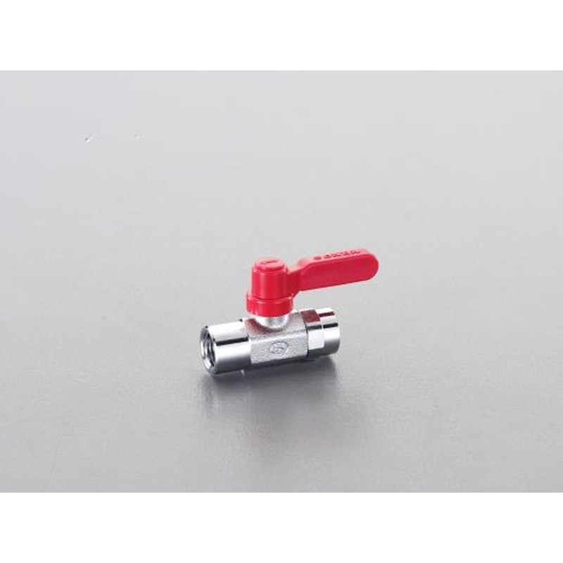 エスコ EA425AG-1 Rc1/8”xRc1/8”ミニボールバルブ(ロングハンドル) 1個(ご注文単位1個)【直送品】