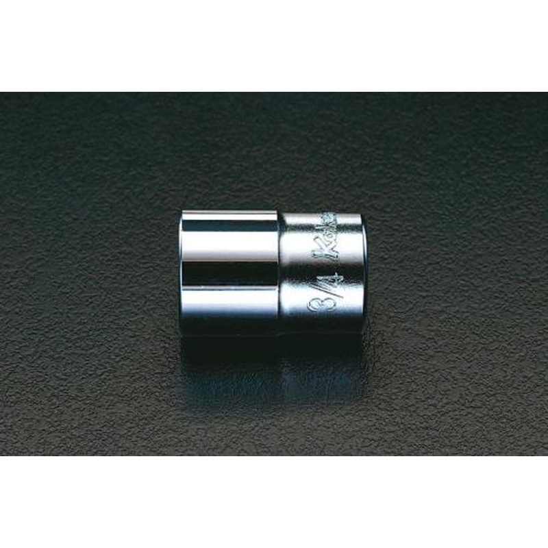 エスコ EA618CL-46 1/2”DRx46mmソケット 1個(ご注文単位1個)【直送品】