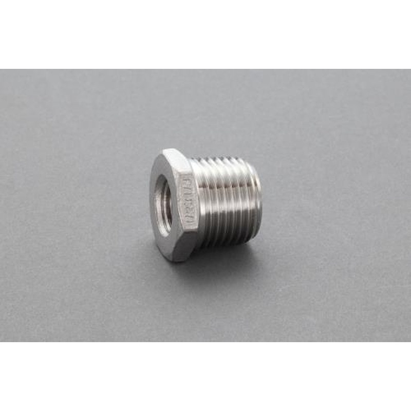 エスコ EA469AM-4B R1/2”xRc3/8”ブッシング(ステンレス製) 1個（ご注文単位1個）【直送品】