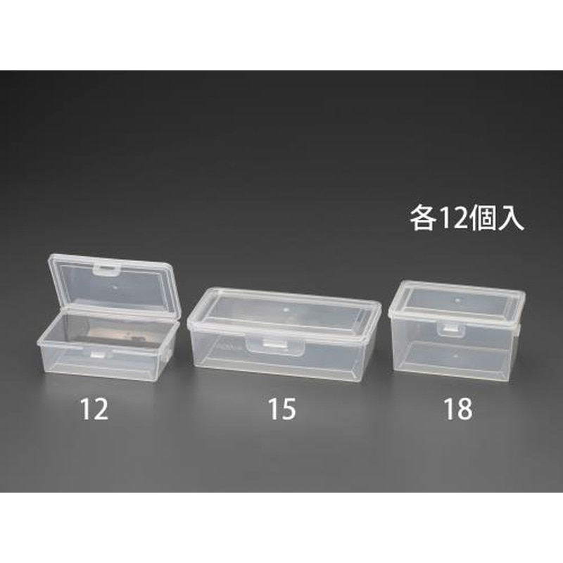 エスコ EA508NA-18 95x140x72mm小物ケース(12個) 1個（ご注文単位1個）【直送品】