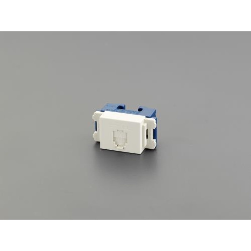 エスコ EA940CE-162 電話用モジュラージャック(6極2心) 1個(ご注文単位1個)【直送品】