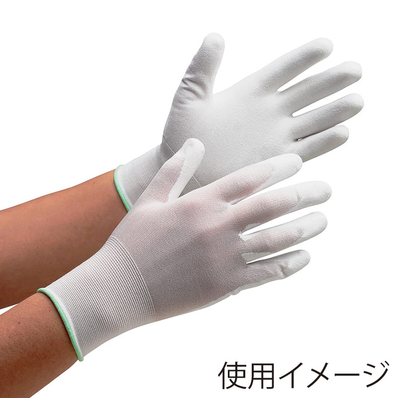 ミドリ安全 ナイロン手袋 手のひらコーティング M NPU-150 10双入 4045830720 1束（ご注文単位1束）【直送品】