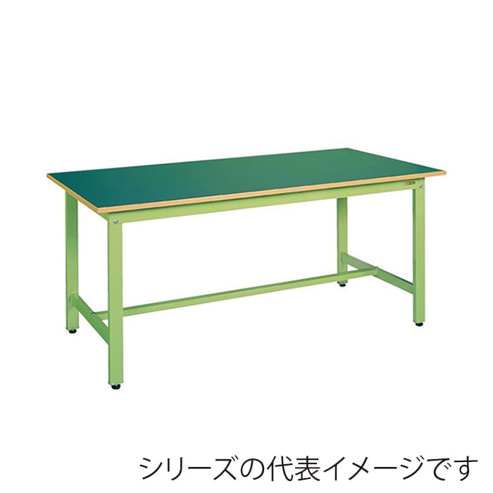 サカエ 軽量作業台 KHタイプサカエリューム天板 グリーン/グリーン KH-49F 1台(ご注文単位1台)【直送品】