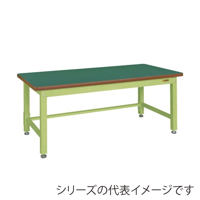 サカエ 重量作業台 KWタイプサカエリューム天板 グリーン/グリーン KWF-189 1台(ご注文単位1台)【直送品】