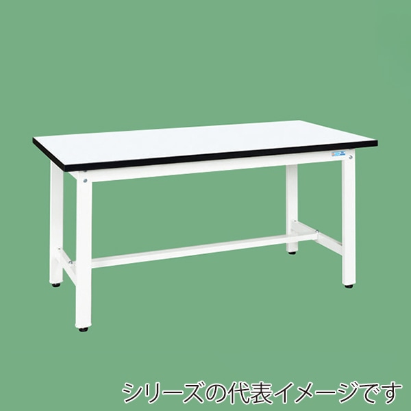 サカエ 実験用中量作業台 CSMタイプ メラミン天板 パールホワイト/パールホワイト CSM-189W 1台(ご注文単位1台)【直送品】