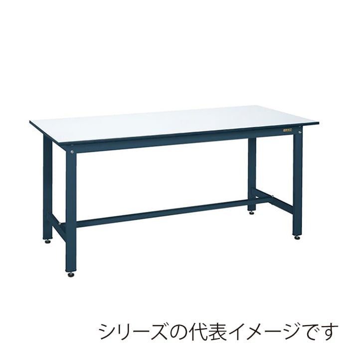 サカエ 中量実験用作業台 メラミン天板 1800mm ダークグレー CHM-1875D 1台(ご注文単位1台)【直送品】