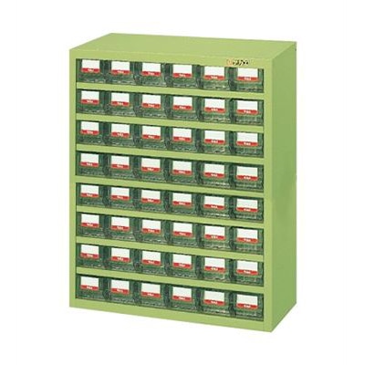 サカエ ハニーケース 樹脂ボックス48個 グリーン HFW-48TL 1台(ご注文単位1台)【直送品】