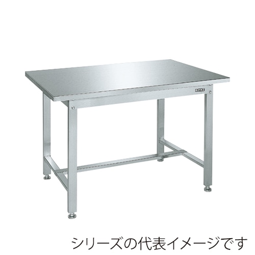 サカエ ステンレス作業台　SUS304 H740mm SUS3-157N 1台（ご注文単位1台）【直送品】